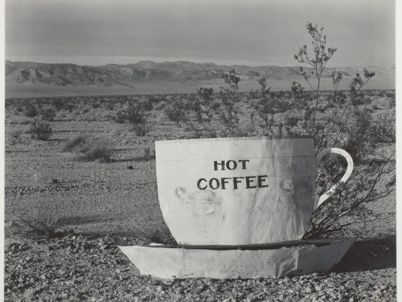 Edward Weston, "Hot Coffee," Mojave Desert, 1937